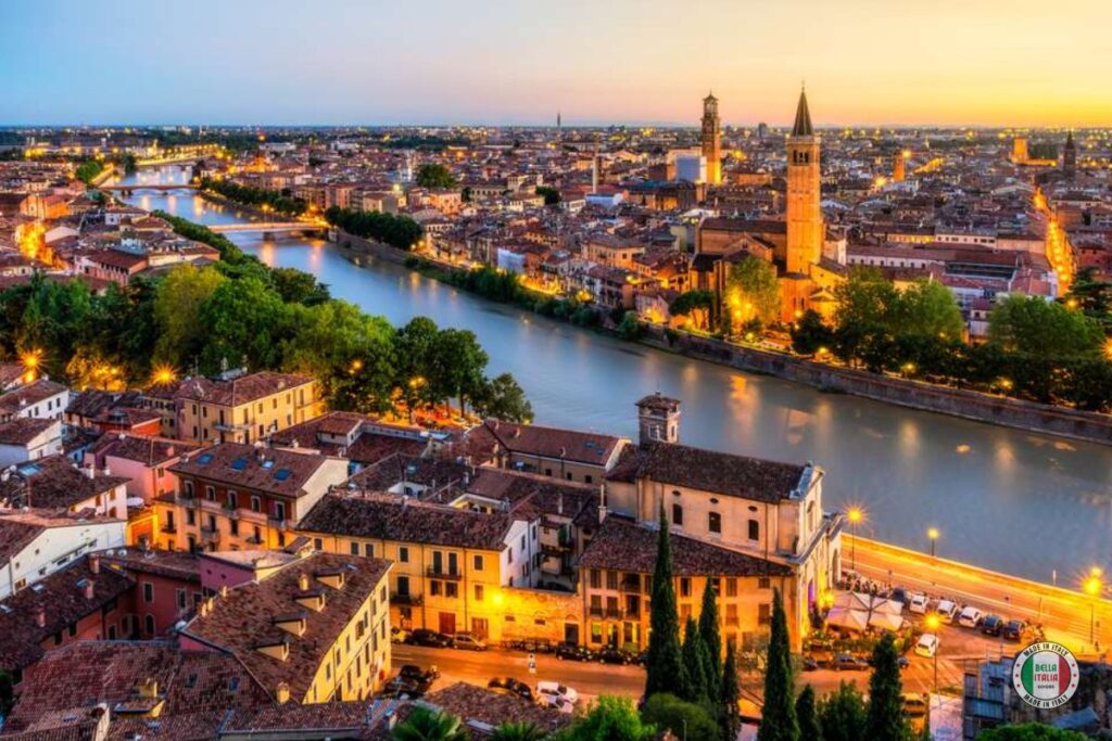 Verona - Known as the setting for Shakespeare's "Romeo and Juliet,"